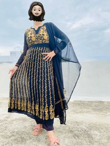 Black Anrakali Dress