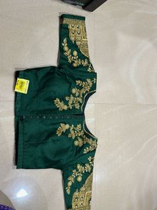 Taj Mahal zari work blouse