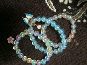 Beaded Charm Bracelets set of 3