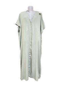 H&amp;M Pintresty Oversized Khaki Green Dress