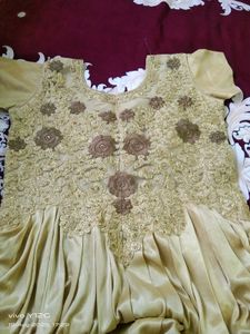 Jersey Kasab Work Gown