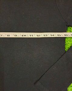 Woollen Black Long Sleeve Top