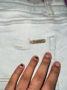 Light Wash Denim Shorts