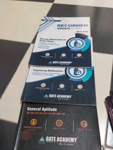 Gate academy workbook,, video course also availabl