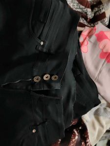 High Waist Black Jeans