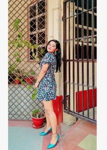 Floral Print Mini Dress
