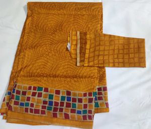 Silk Saree With Blouse Piece