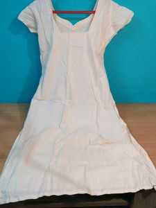 White Sundress with Square Neckline