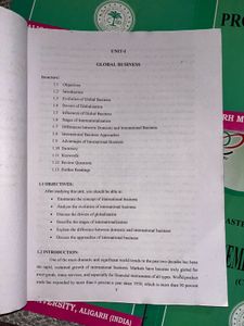 M.Com IV Sem Textbooks - Aligarh Muslim University