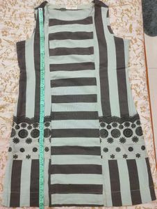 Bombay Paisley Chic Striped Sleeveless Dress
