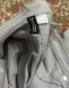 vintage grey denim pants