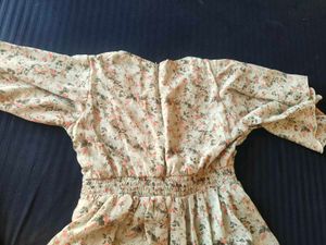 Floral Print Midi Dress completely new sea green c