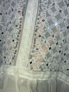 Chikankari Short Kurti