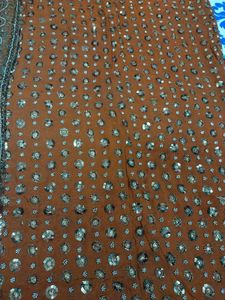 beautiful sequence saree