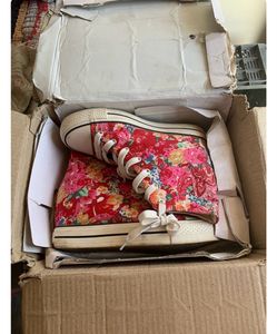 Floral High Top Sneakers.....