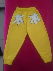Mickey Mouse Yellow Pants