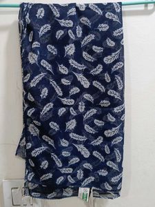 Round Dress With Small Scarf For Women