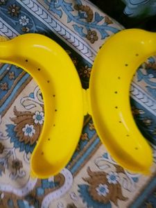 Combo Of 3 Plastic Lunch &amp; A Banana Boxes