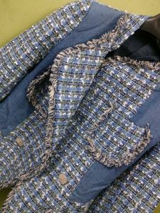 Tweed &amp; Denim Jacket
