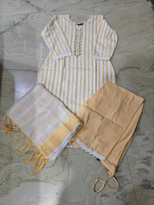 Striped Kurta Set