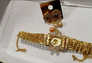 Necklace New With Earrings