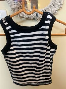 Striped Sleeveless Top