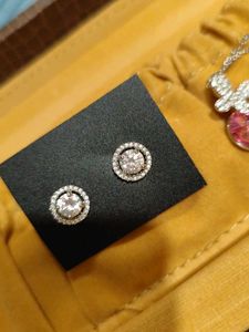 Combo - Swarovski Pendant and Zirconia Studs