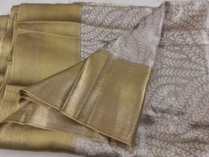 Excellent Nita Ambani Handmade Kanchi  Gold Saree