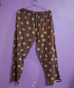 Brown Polka Dot Lounge Pants
