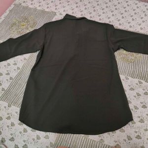 Olive Green Long Shirt💚