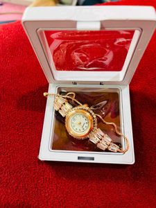 Elegant Silver Watch New With Tag