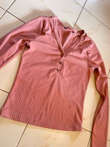 Harpa Ribbed Long Sleeve Top