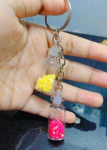 Cute Glitter Keychain