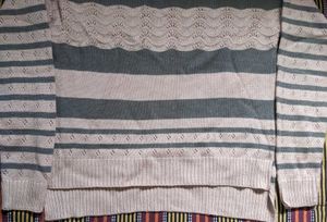 High Low Style Light Sweater