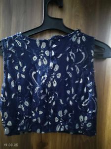 Pearl Beaded Blouse Sleeveless