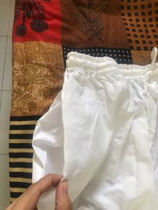 White Chikankari Pants
