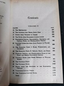critical history of English Literature Volume 1&amp;2