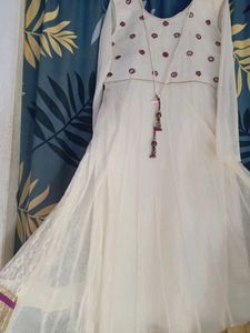 Anarkali Dress With Beautiful HandWork &amp; Embroider