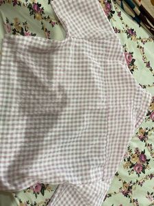 Gingham Button-Down Top