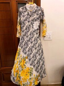 🌿🌼Casual Floral & Abstract Print Dress🌼🌿