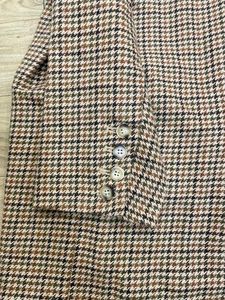 Women Vintage Houndstooth Blazer