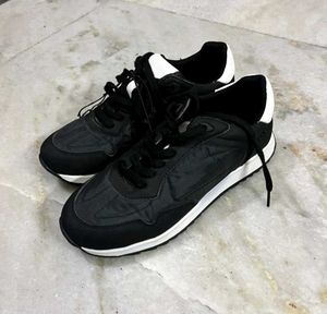 WESTSIDE LUNA BLU WOMEN BLACK QUILTED SNEAKERS -37