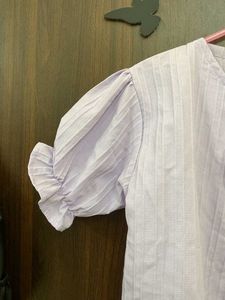 lavender bow top💜