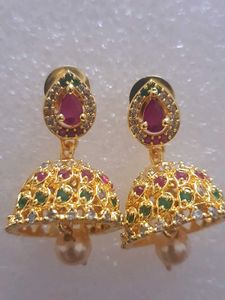 Stone Studded Cute Jhumka