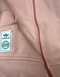 Adidas Pink Zip-Up Hoodie