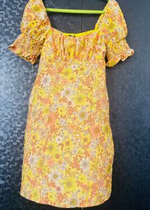 Floral Print Short Dress