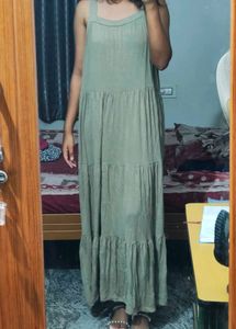 Olive Green Maxi Sundress