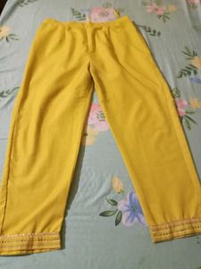 Yellow And Green Suit Set