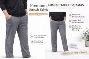 Stretch Fabric Track Pants Available In S/M/L/XL