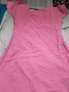 Pink Embellished Anarkali Kurta